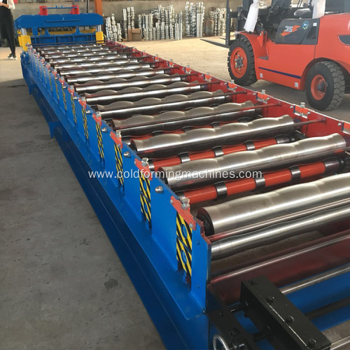 Galvanized roofing sheet glazed tile roll forming machine